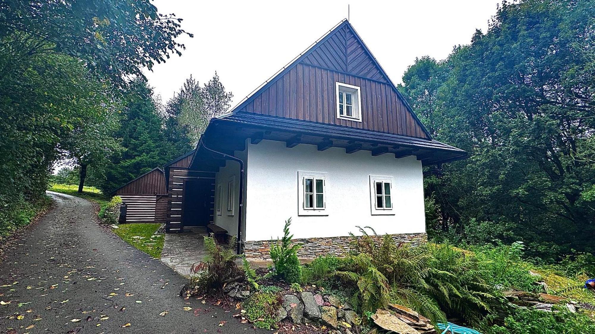 Chalupa Horní Heřmanice Horni Hermanice  Exteriér fotografie